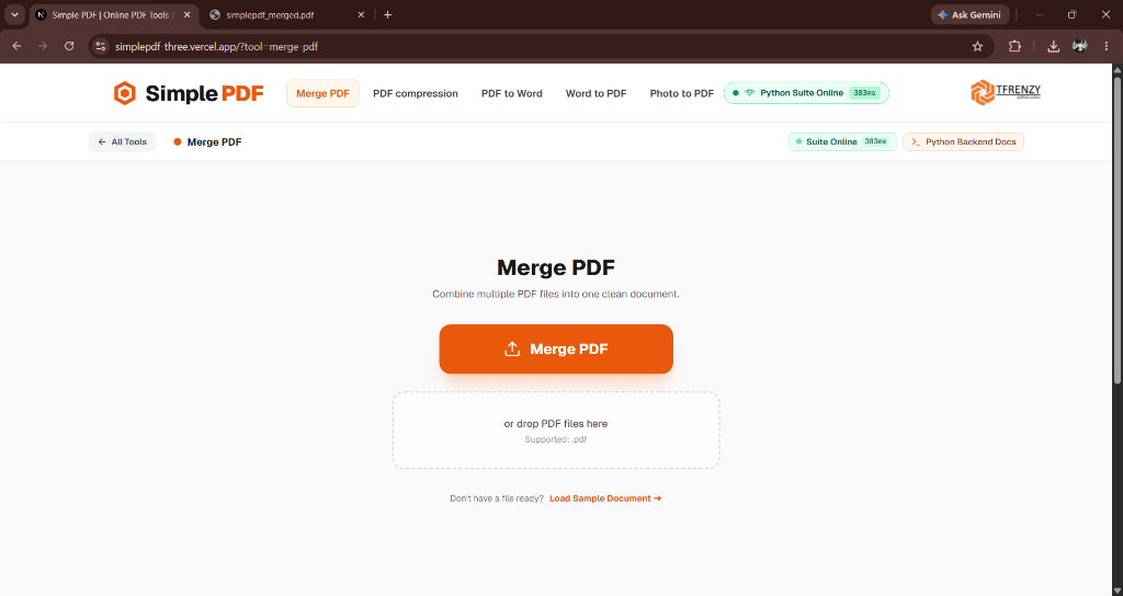 SimplePDF — High-Performance PDF Processing Suite
